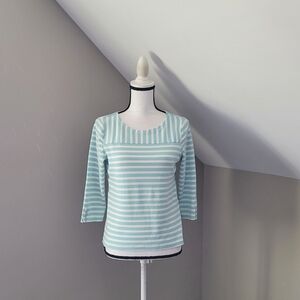 Talbots Petite Button Cuff Top